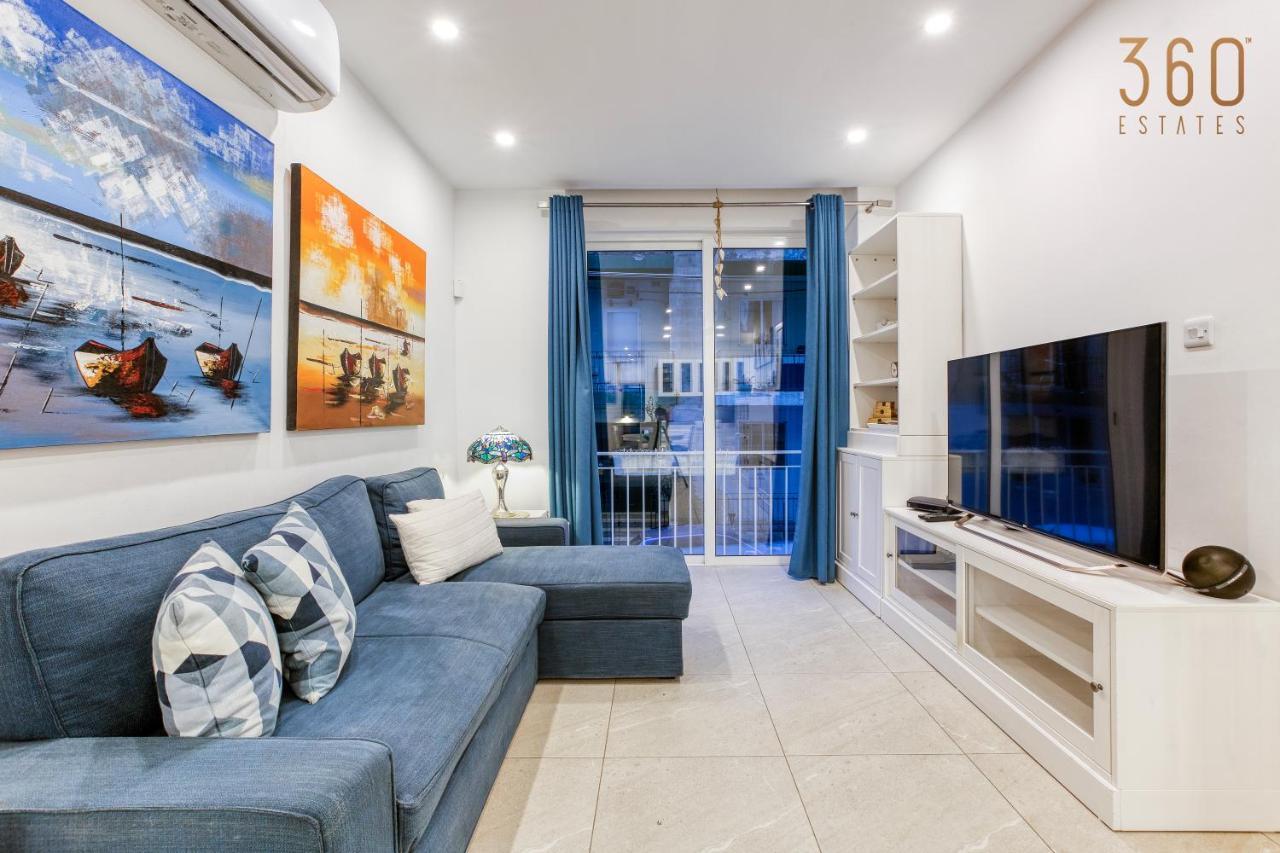 A Lovely 2br Maisonette With Private Terrace & Bbq By 360 Estates San Ġiljan