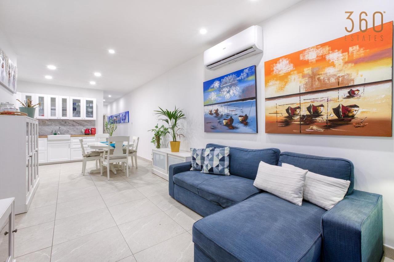 Appartement A Lovely 2br Maisonette With Private Terrace & Bbq By 360 Estates San Ġiljan